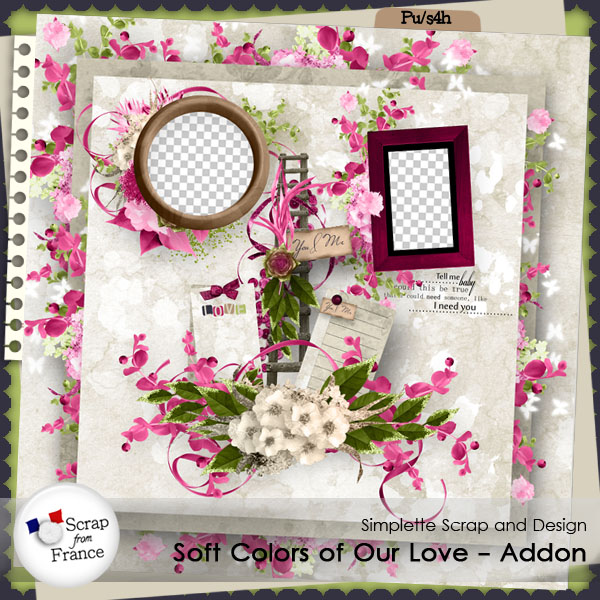 addon soft colors of our love simplette exclu SFF