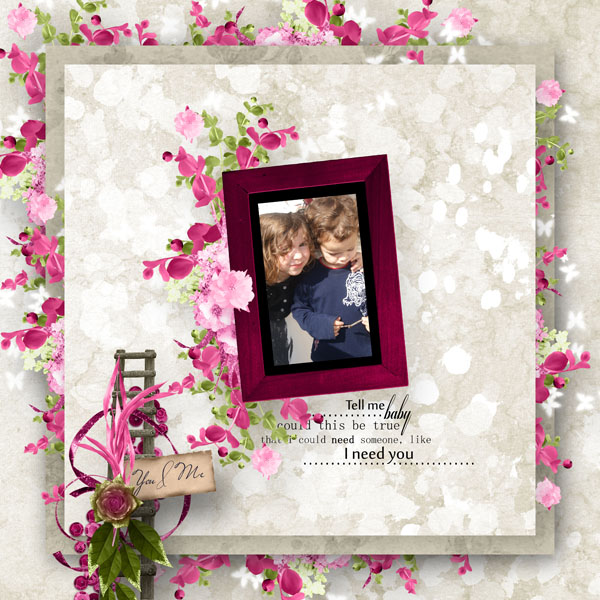 kit simplette soft colors of our love page simplette