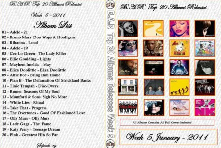 B.A.R Top 20 Albums Releases Week 5 2011