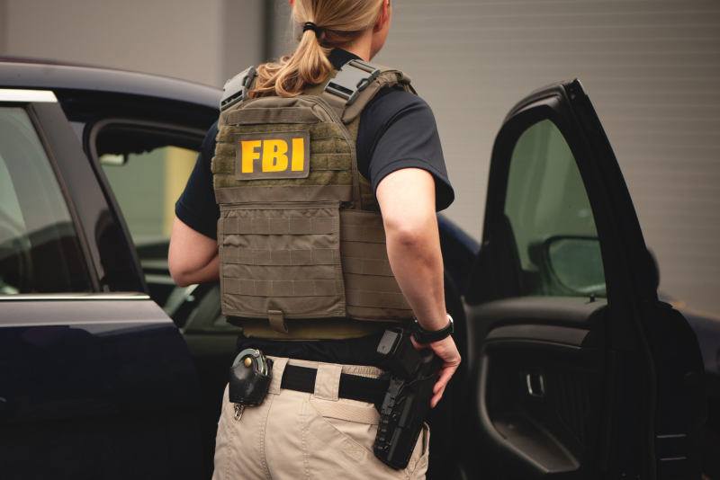 Agent professionnel du FBI Uniforme de police Gilet pare-balles et